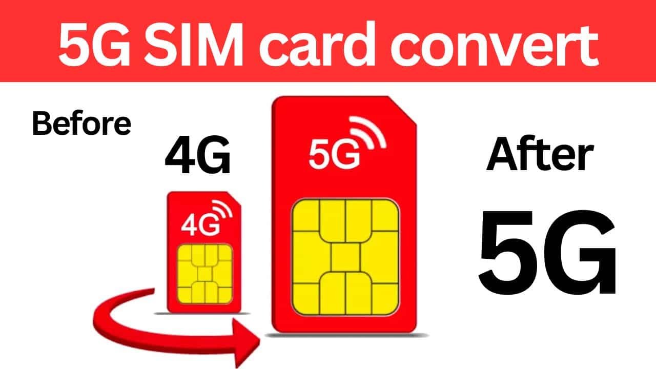 Zomhom .Sete 4G SIM Convert to 5G SIM Card